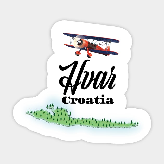 Hvar Croatia Sticker by nickemporium1